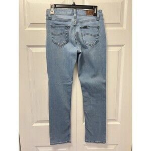 Lee Jeans Womens Blue Denim Size 4 zip fly